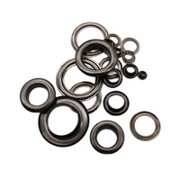 black eyelet with washer leather craft repair grommet 3mm 4mm 5mm 6mm 8mm 10mm 12mm 14mm 17mm 20mm