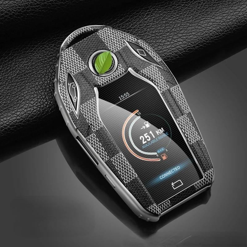 

TPU Car Key Case for BMW LCD Key Cover 7 Series Touch Screen 730Li740 New X5X6X7 Buckle 535Le Car 6GT630 Case