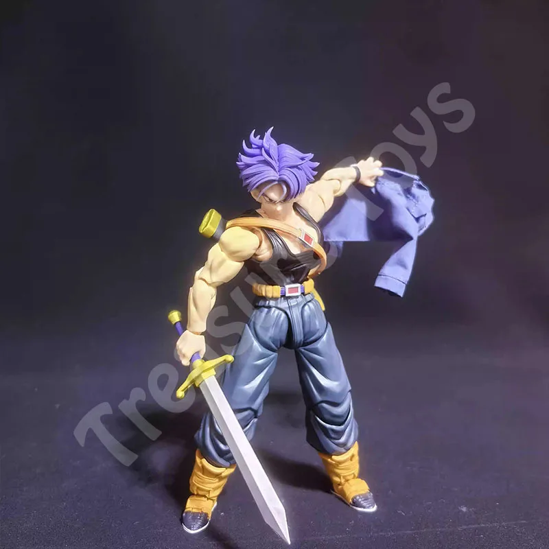 Фото Распродажа! В наличии: Набор курток и шорт MLan Works Dragon Ball, фигурки Тонсена и Супер Сайяна Транка, аниме-фигурки, подарки. №3