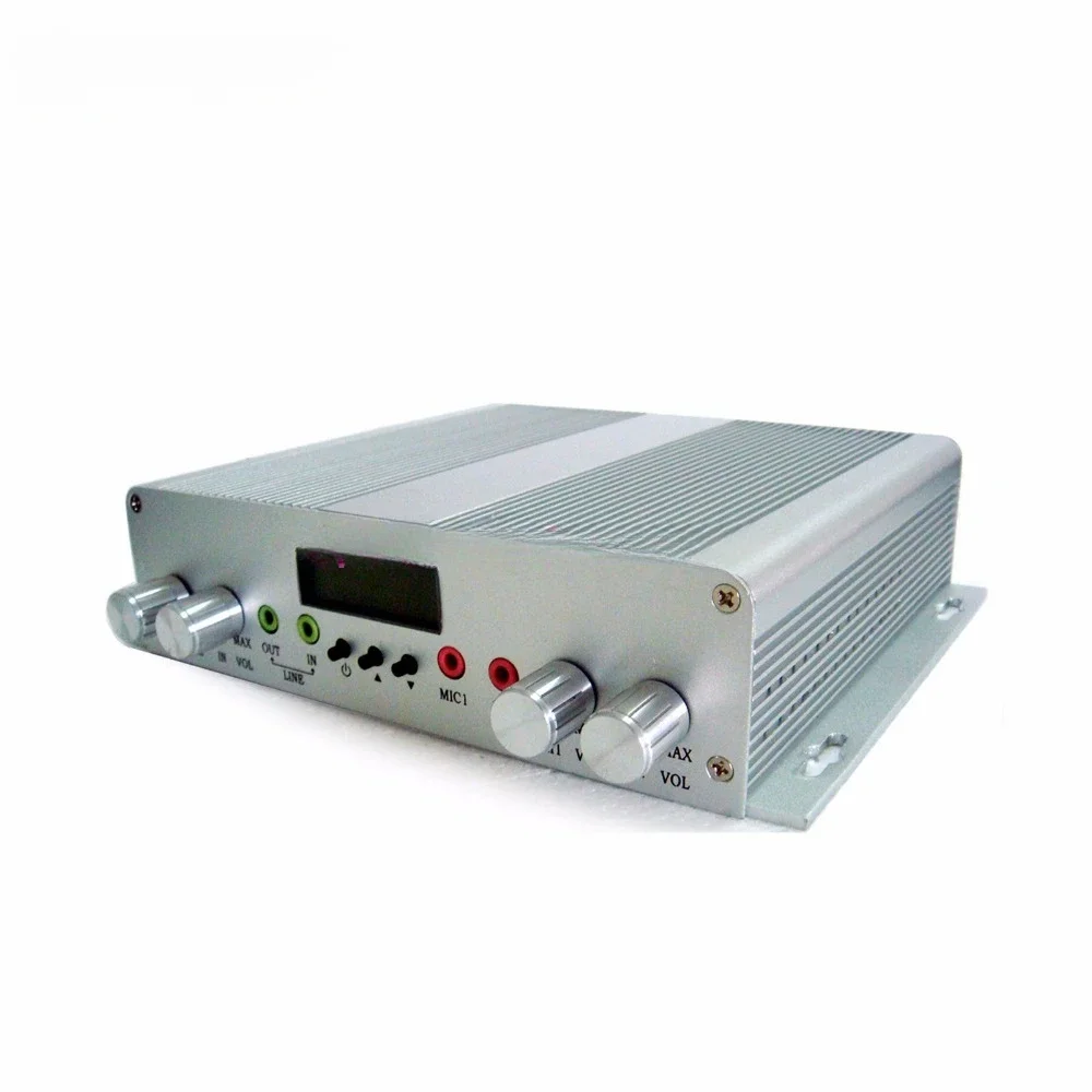 15 Вт/25 Вт FM-радиопередатчик стерео PLL-вещательная станция 88–108 МГц 2 микрофонных