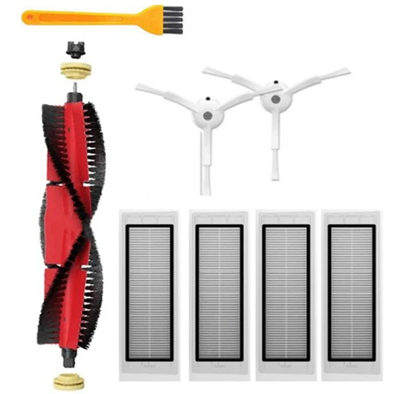 

For Xiaomi Roborock S50 S51 S55 S6 S60 Accessories Vacuum Cleaner Parts Washable HEPA Filter Main Brush Side Brush