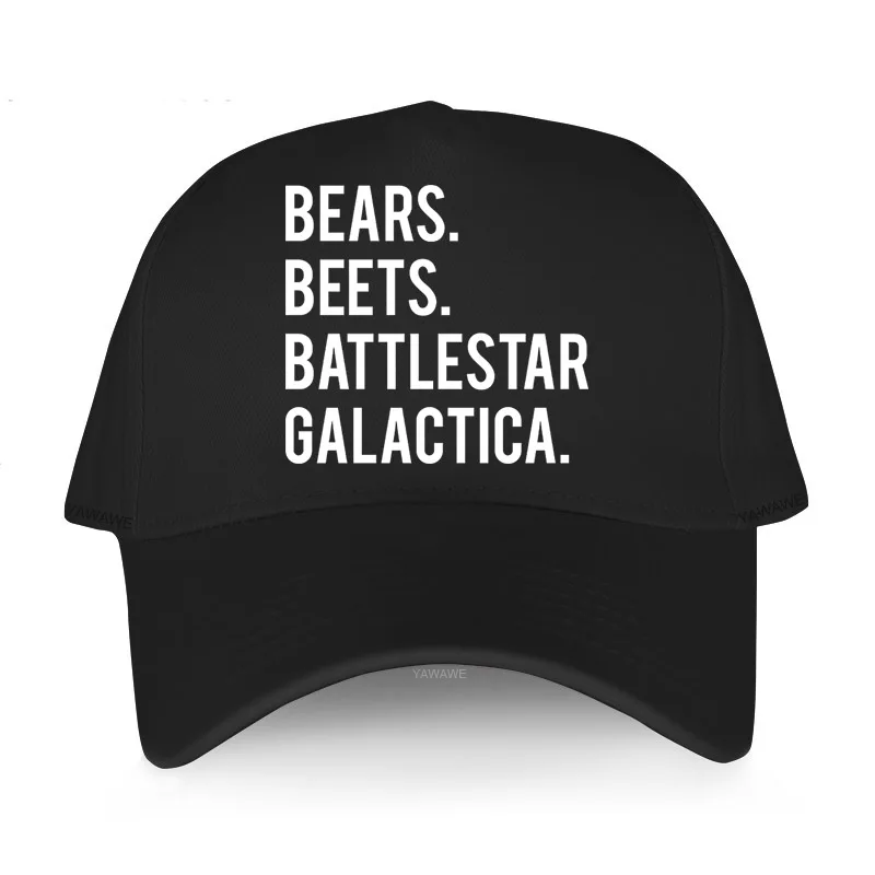 Бейсболки с забавным дизайном, роскошная шапка, хлопковые медведи, Beets Battlestar галактика, оригинальная необычная Кепка Для Взрослых, женские уличные шапки