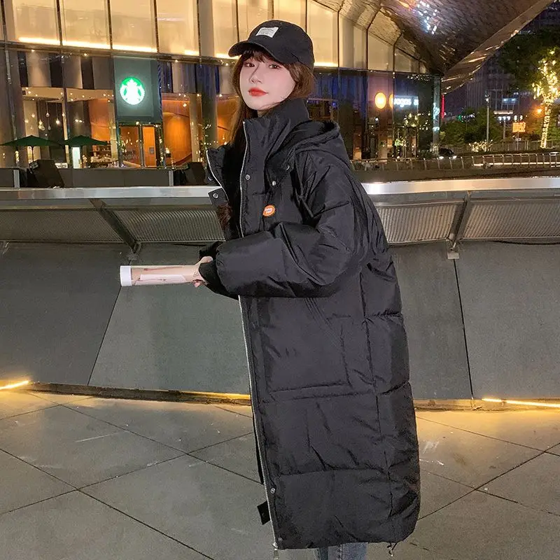 Winter Women's Cold Coat Parkas Super Hot Coats Snow Outercoat Jacket Long Padded Jacket Korean Fashion Loose Cheap Wholesale