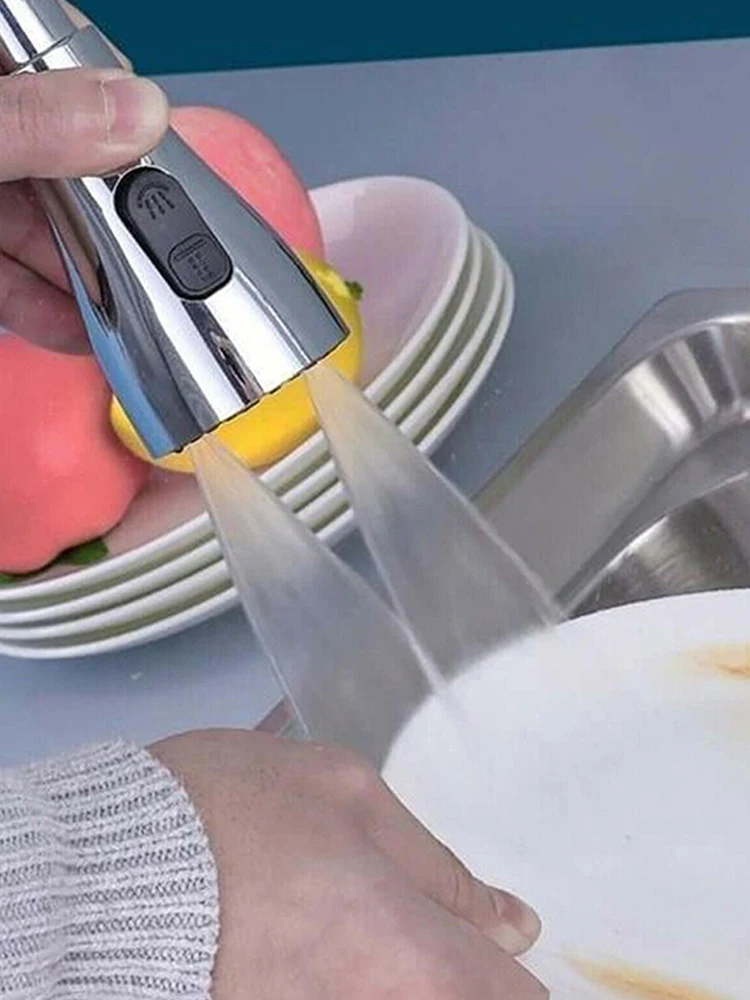 

Faucet Sprayer Head Aerator G1/2 Replacement Sink Water-saving 3 Functions Accessories Sink Faucet Spare Parts