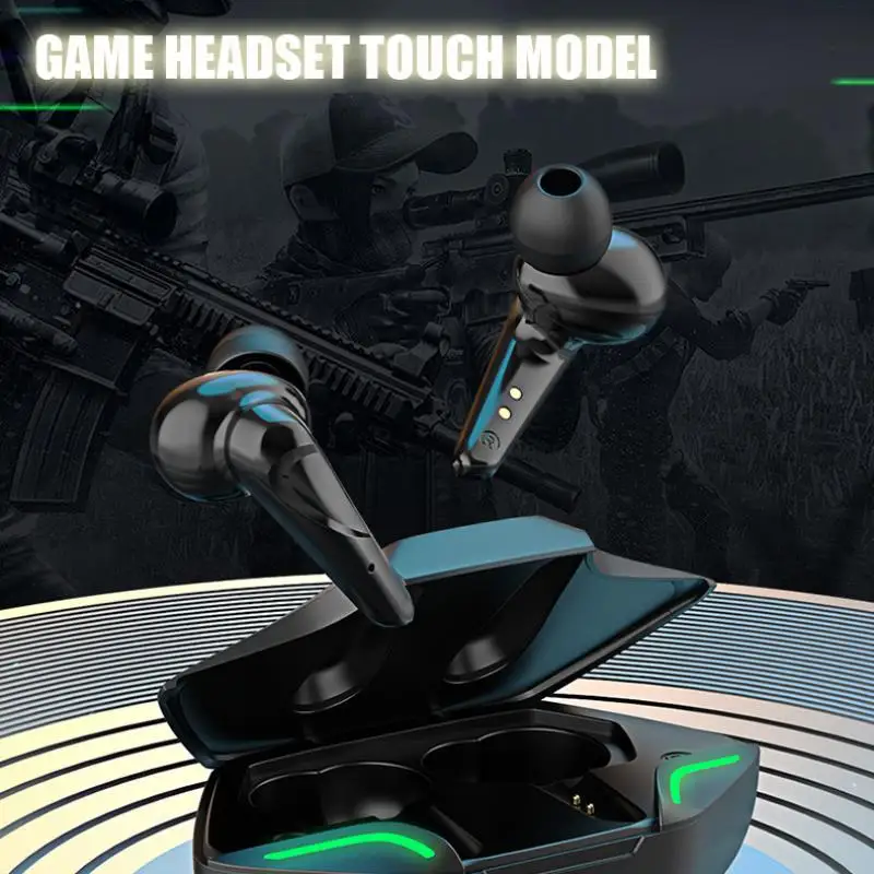 

TWS Earphones Gaming Headset Wireless in-Ear Headphones Stereo Earbuds Perfect For Music Gaming Movies Communications Brand New