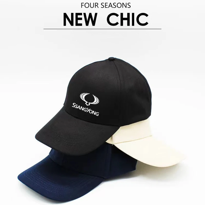 

Spring Autumn Fashion Outdoor Sport Baseball Cap Hip Hop Snapback Hat For SsangYong Actyon Korando Kyron Musso Rexton Tivoli