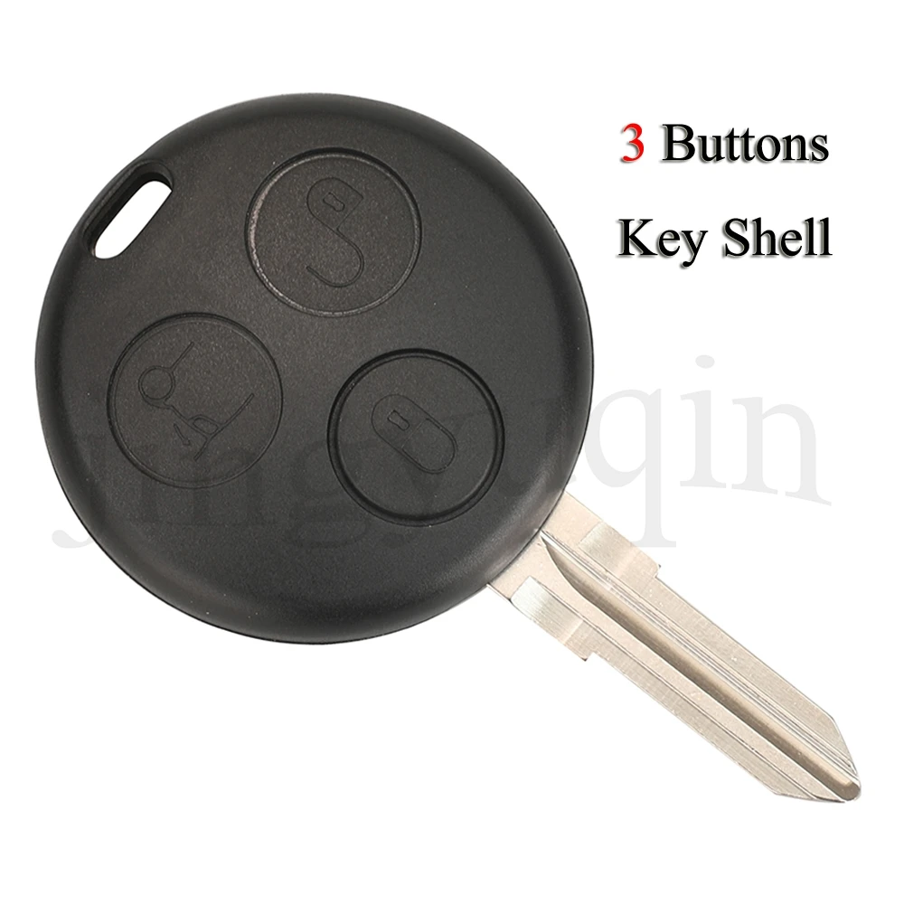 

Jingyuqin дистанционный смарт-ключ для автомобиля для Mercedes Benz Smart Fortwo City Coupe Crossblade Cabrio Passion Pulse Roadster 3 кнопки