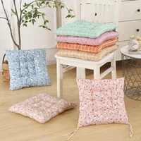Floral Plaid Square Chair Soft Pad Thicker Seat Cushion For Dining Patio Home Office Indoor Outdoor Garden Sofa Buttocks Pillow