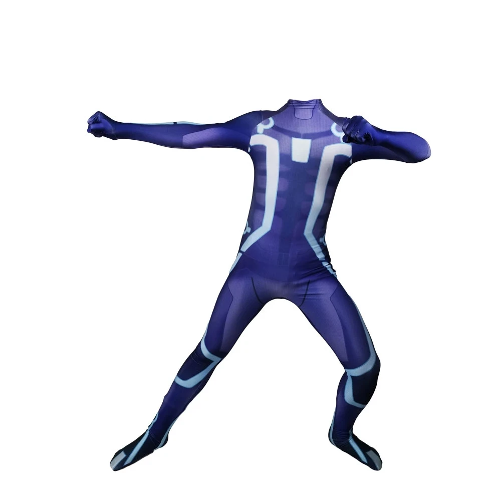 Tron Legacy Cosplay Costume Superhero Girls Boys Zentai Halloween Bodysuit Adults Kids Suit | Costumes