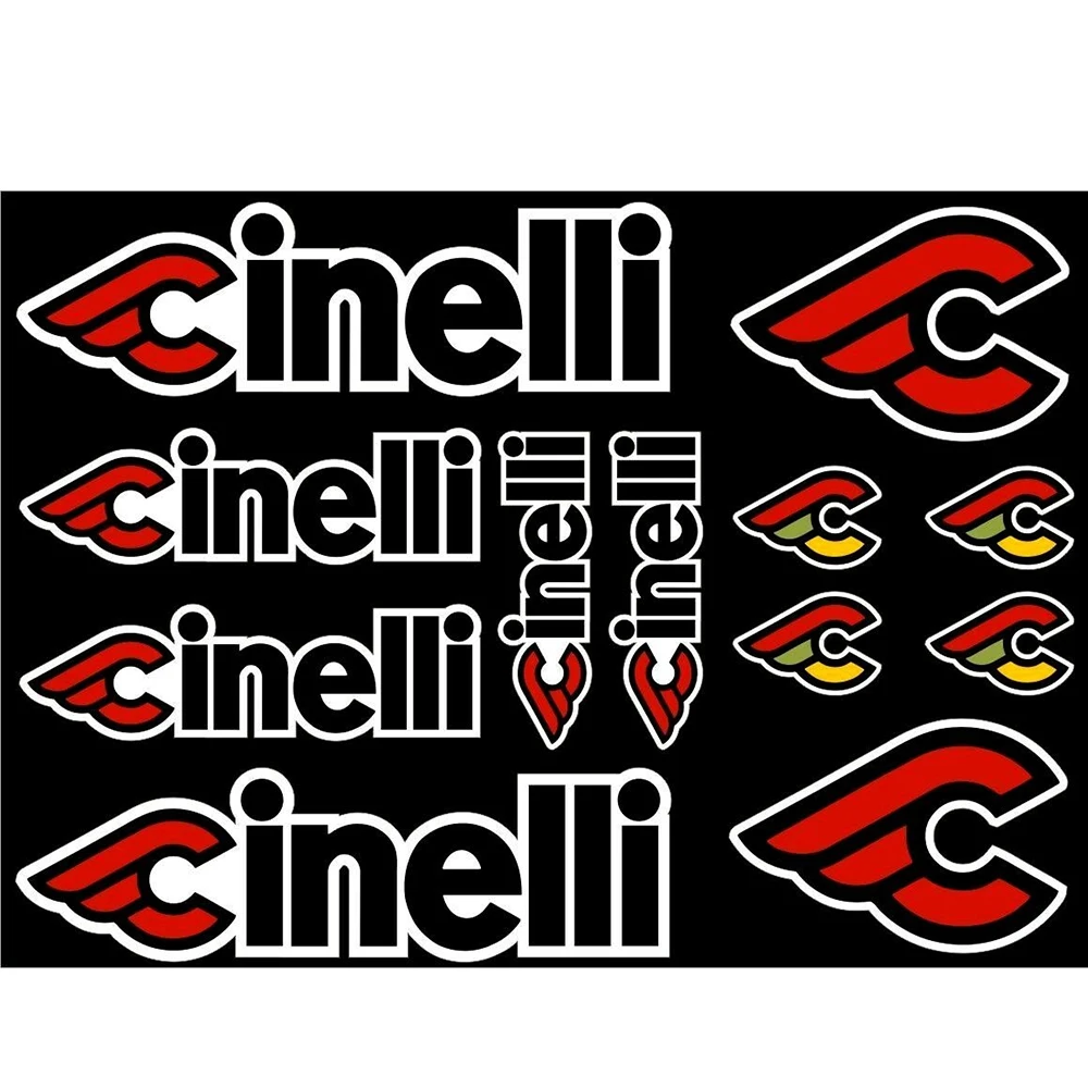 Автомобильная наклейка на раму велосипеда CINELLI комплект клея для защита от