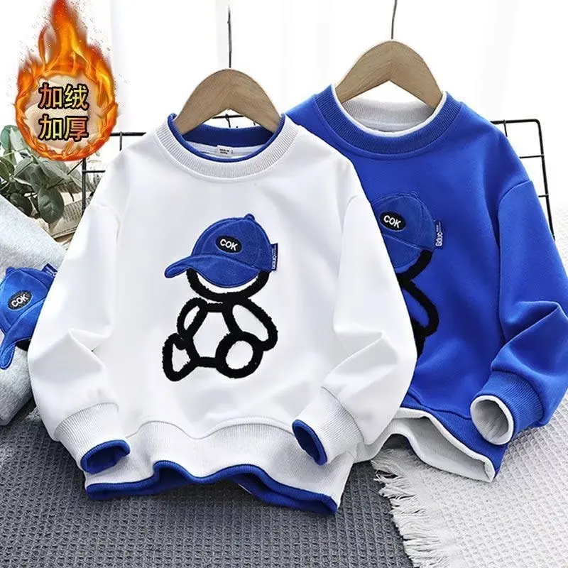 

Autumn Children Sweatshirts New Arrival Embroidery Baby Boys Girls Sweatshirts Kids Long Sleeve Hoodies Sport Shirts