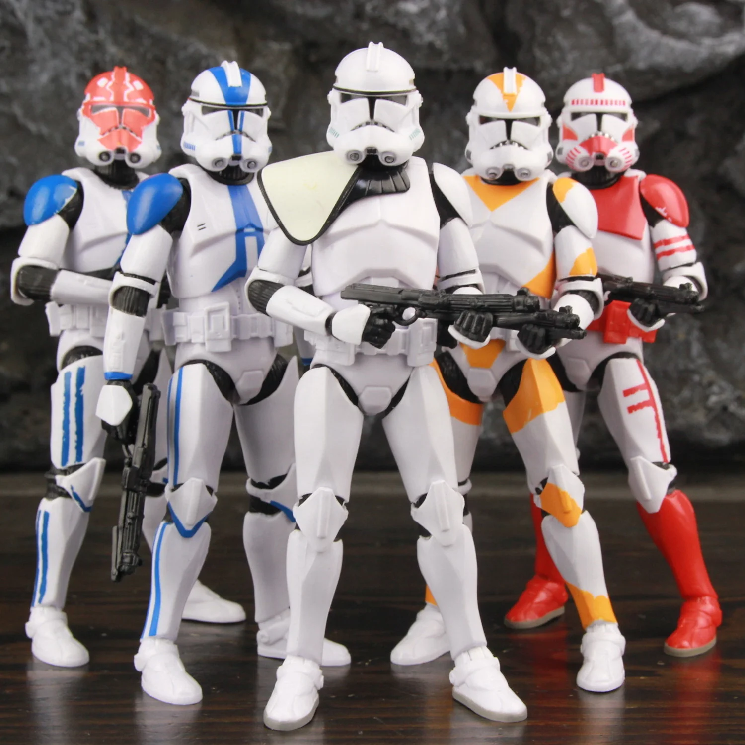 Экшн-Фигурка атака Клонов из Звездных Войн 501st 212th Shock 6 332nd Asohka Clonetrooper этап 2 эпизод