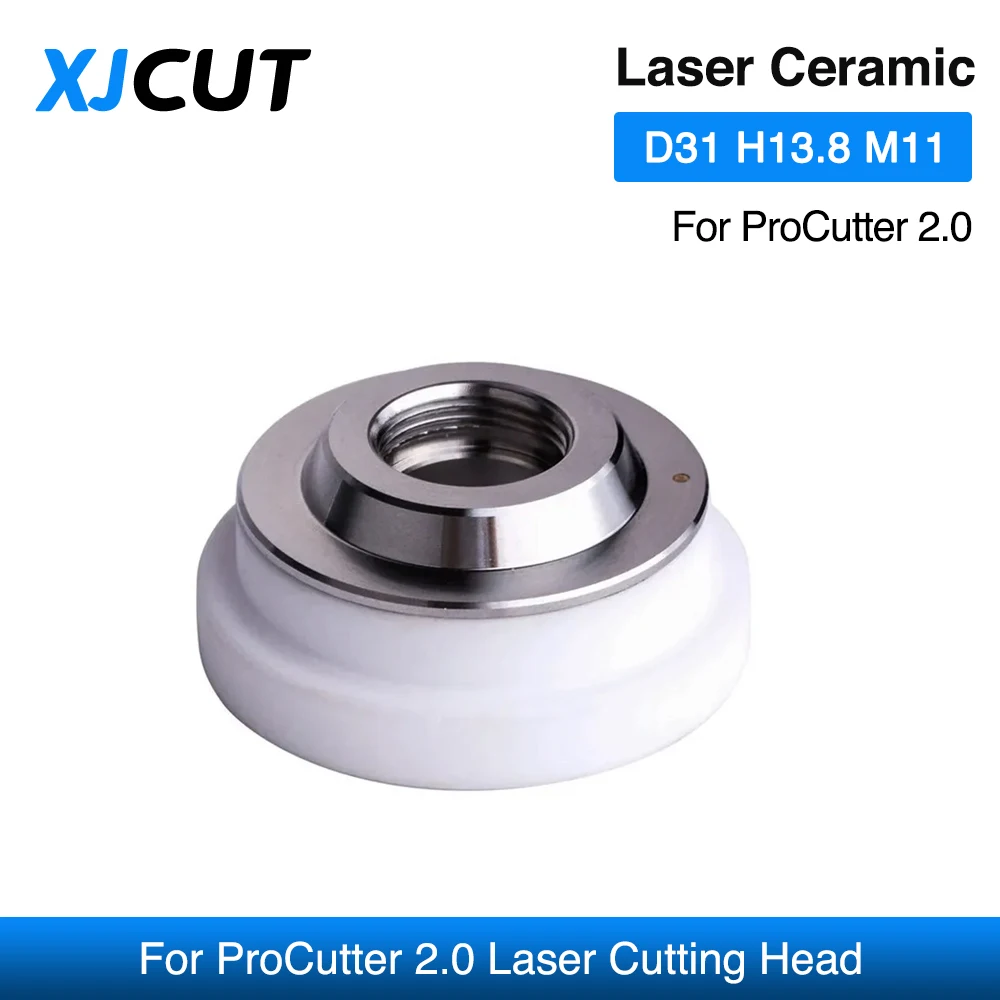 

XJCUT Precitec Laser Ceramic Nozzle Holder Dia.31mm M11 Thread KT XB P0595-94097 for Precitec ProCutter 2.0 Laser Cutting Head