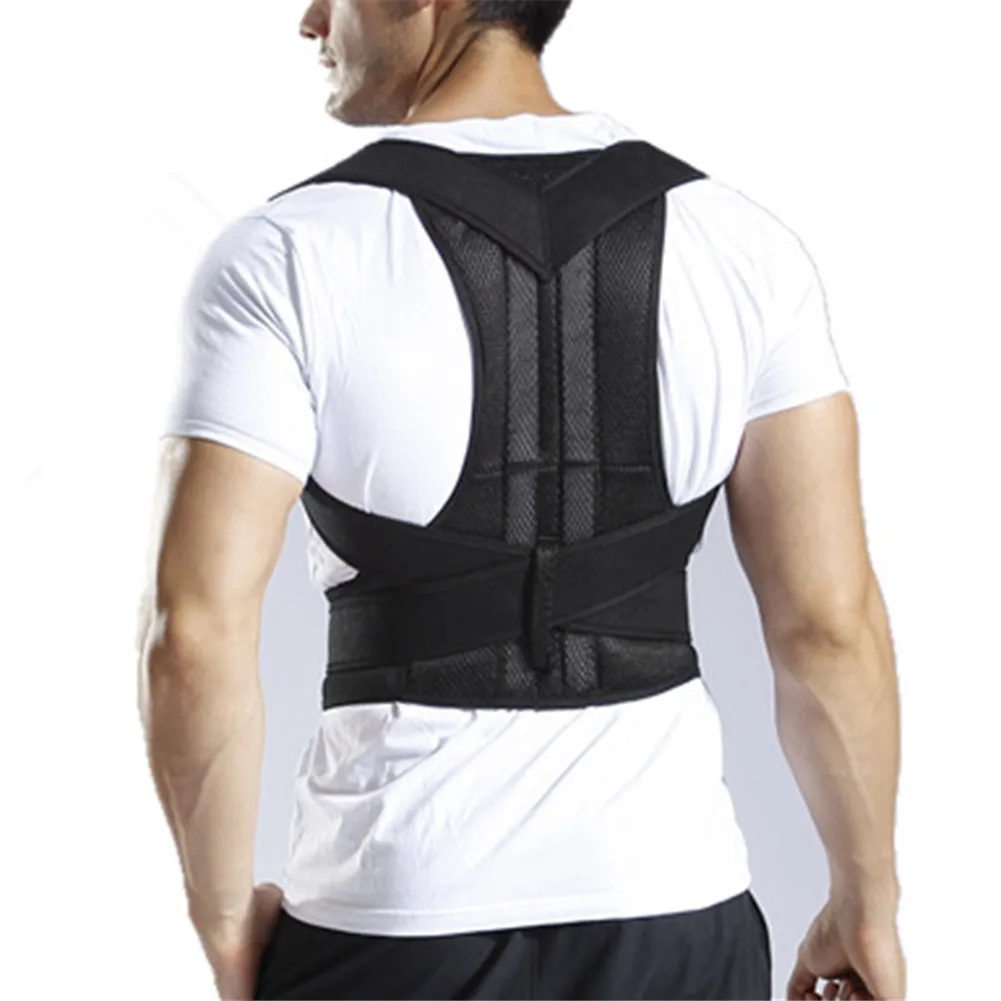 

Posture Corrector Corset Back Support Brace Shoulder Straightener Adjustable Durale Breathable Women Men SN
