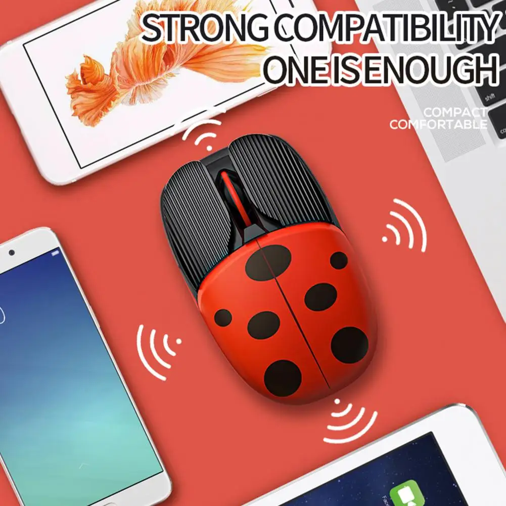 

Computer Mouse Exquisite Sweat-proof Smooth Creative Cartoon Charging Bluetooth-compatible Mouse for Office