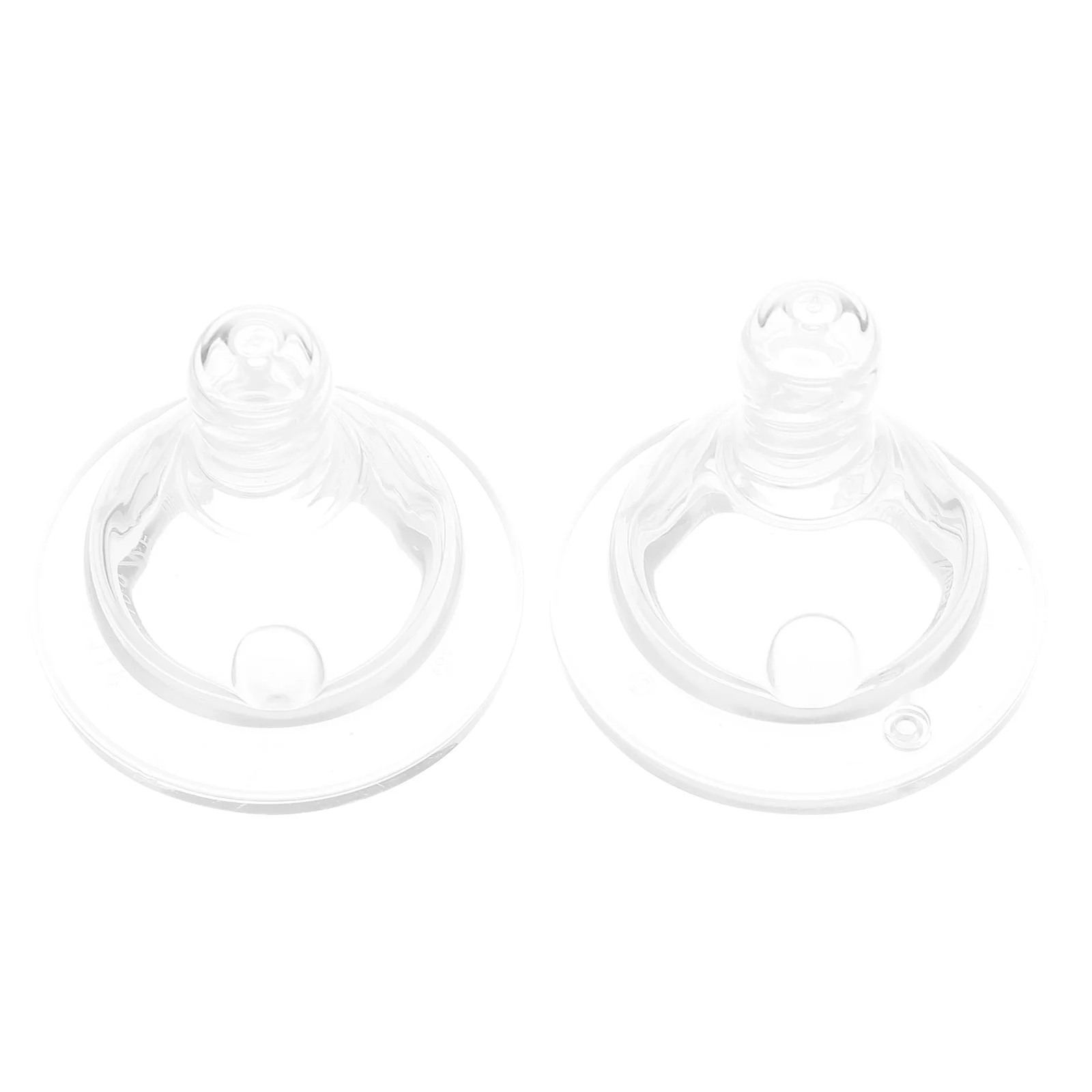 

2 Pcs Infant Pacifier Feeding Pacifiers Supplies Silicone Nurser Silica Gel Baby