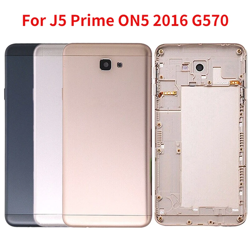 Задняя крышка для Samsung Galaxy J5 Prime ON5 2016 G570 G570K, крышка аккумулятора, задняя крышка корпуса, запасные части