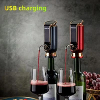 electric wine aerator usb charge auto electric quick wine decanter pourer aerator fresh keeping 10 days one touch wine oxidizer