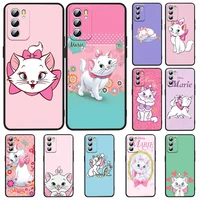 cute marie cat phone case for oppo realme 5 6 6i 6s 7 8 8i 9i c3 c11 c21y q3s pro narzo 50a 50i master gt2 pro black luxury soft