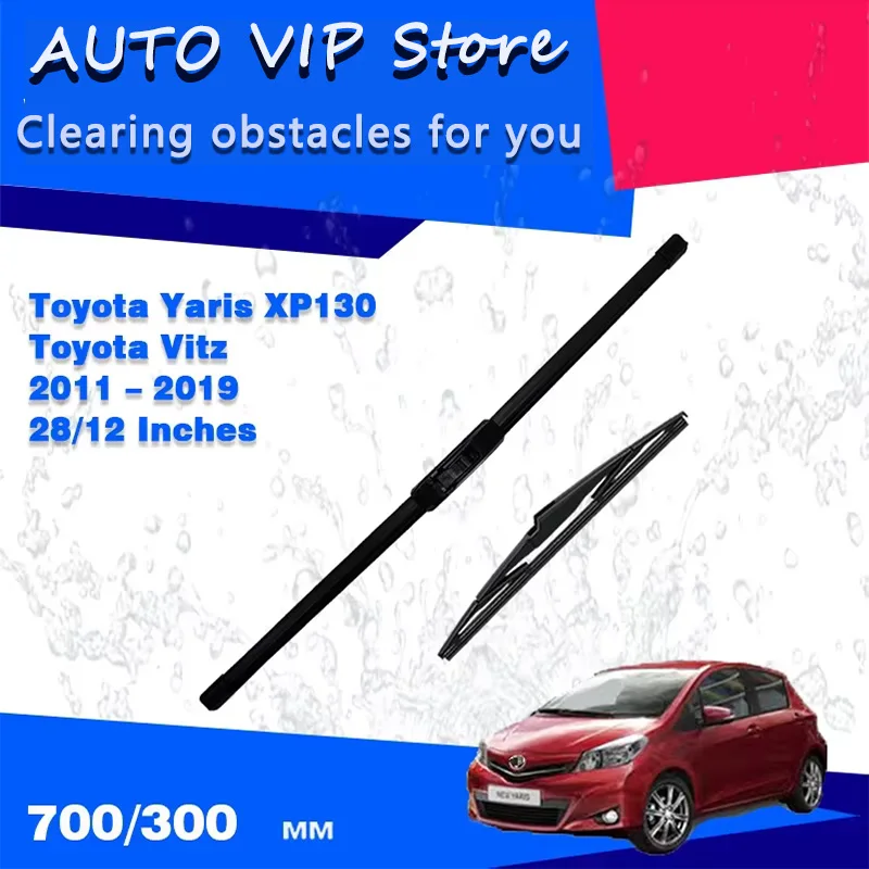 

Для Toyota Yaris Vitz XP130 2011-2019 передняя и задняя щетка стеклоочистителя лобовое стекло тихие прочные щетки аксессуары 2012 2018