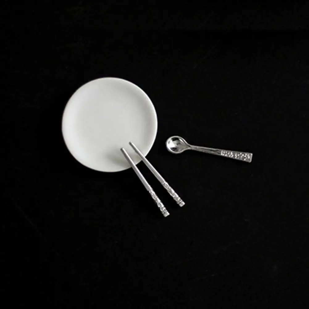 

Креативные искусственные ложки, украшение для кукольного домика, столовые приборы из сплава