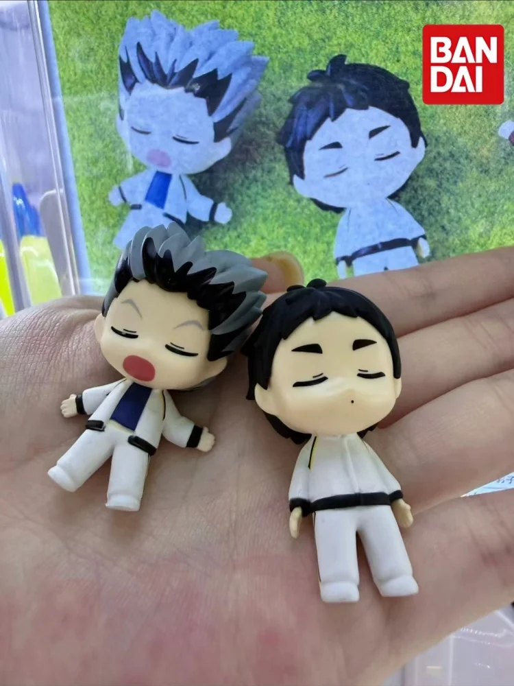 Фото Коллекционные мини-фигурки Bandai Namco Haikyuu Gashapon (спящие персонажи, 4,5 см): Оикава Тоору, Мия Ацуму, Мия Осаму, Бокуто Котаро, Акаши Кэйджи №2