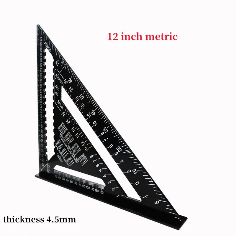 

Металлическая треугольная линейка LETIITTGOO 7"/12"