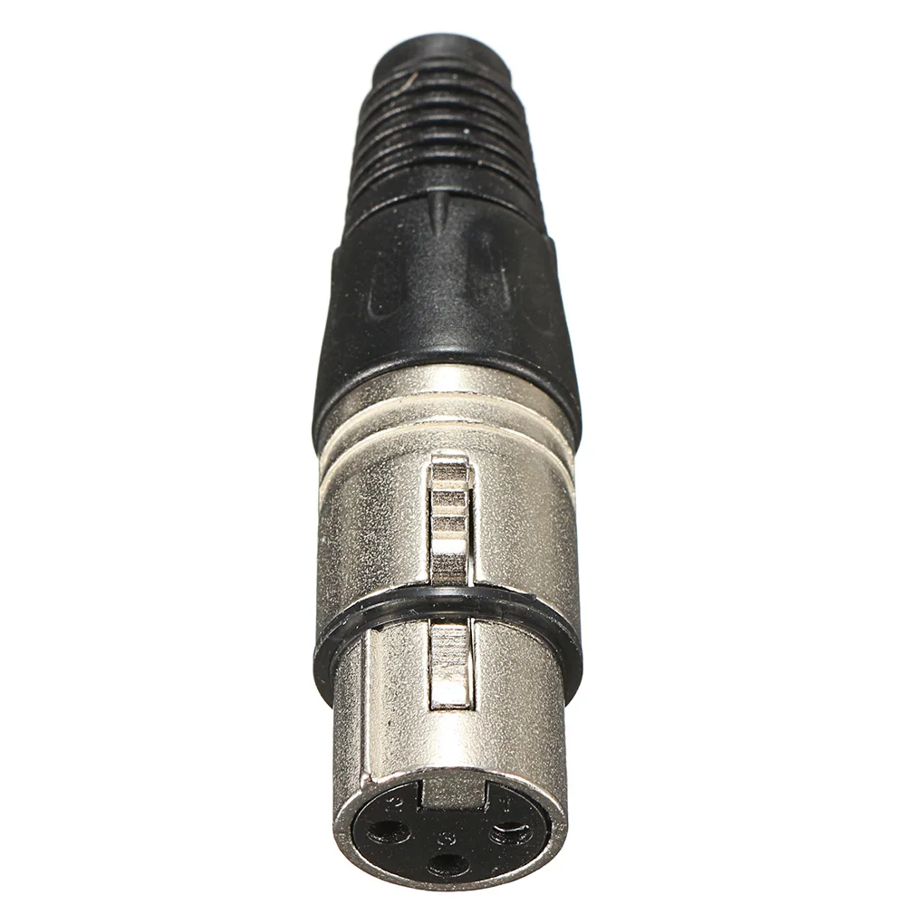 

10 Pairs XLR Audio Cable Connector Set Male Female Microphone Adapter Mini Converter Plug Speaker Replacement Jack