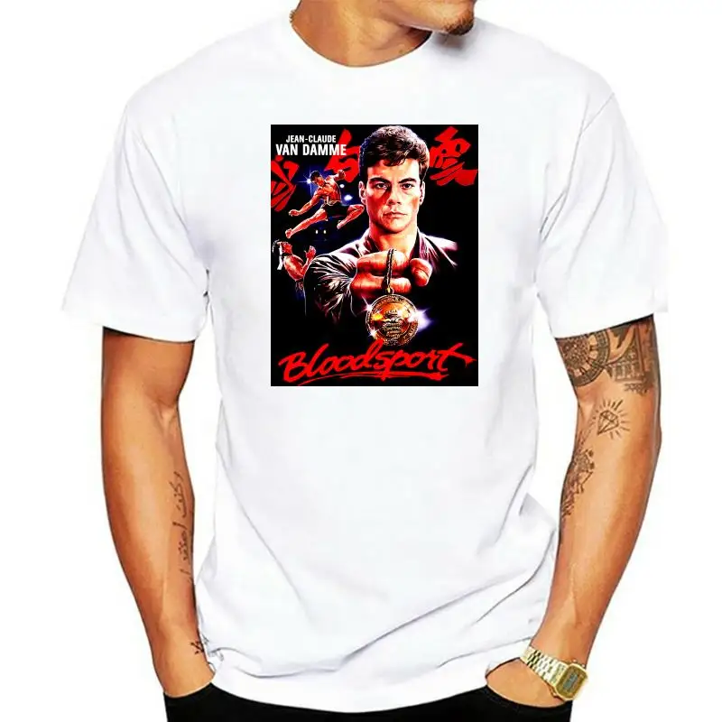 

Bloodsport Movie Poster , Jean - claude Van Damme , Ver. 1 T-shirt Size S M L Xl 2xl