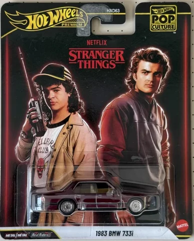 Hot Wheels Stranger Things 1983 BMW 733i  масштаб 1:64