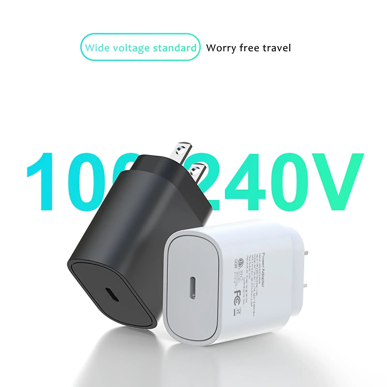 

PD25W Mobile Charger Galaxy S20/21 Fast Charging Head Adapters for phone Travel Portable Replaceable Chargers