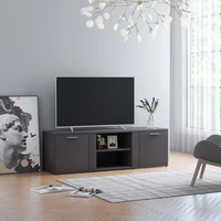 gray tv cabinet 120x34x37 cm agglomerated