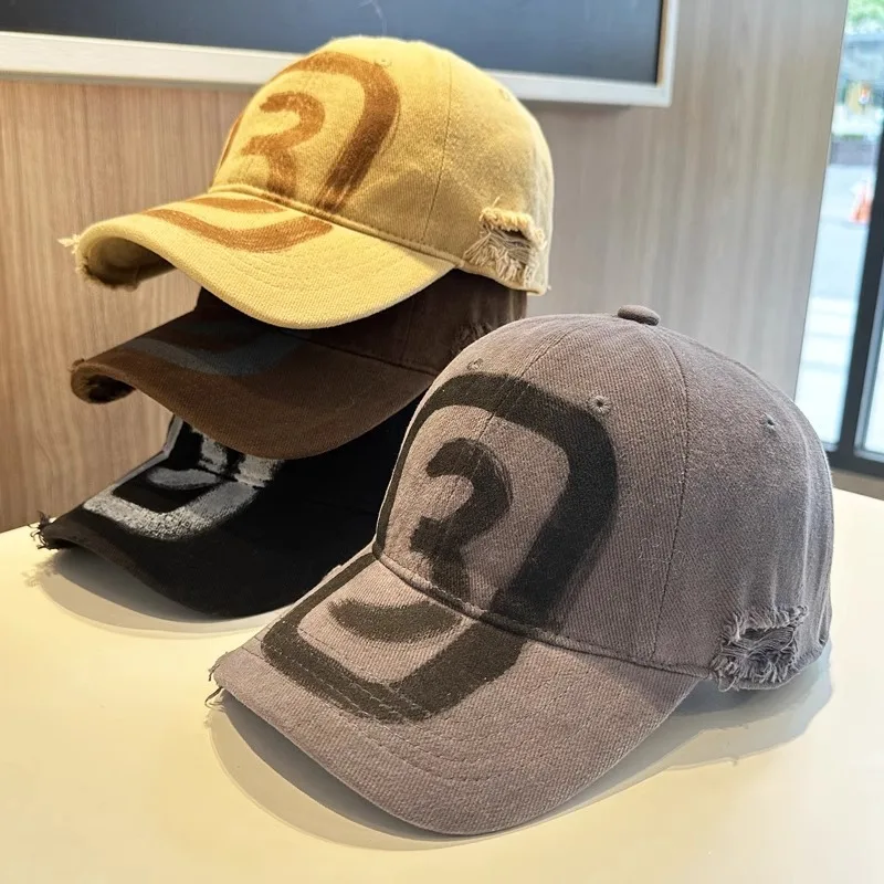 Бейсболка для мужчин и женщин Всесезонная Регулируемая Снэпбэк Кепка с принтом