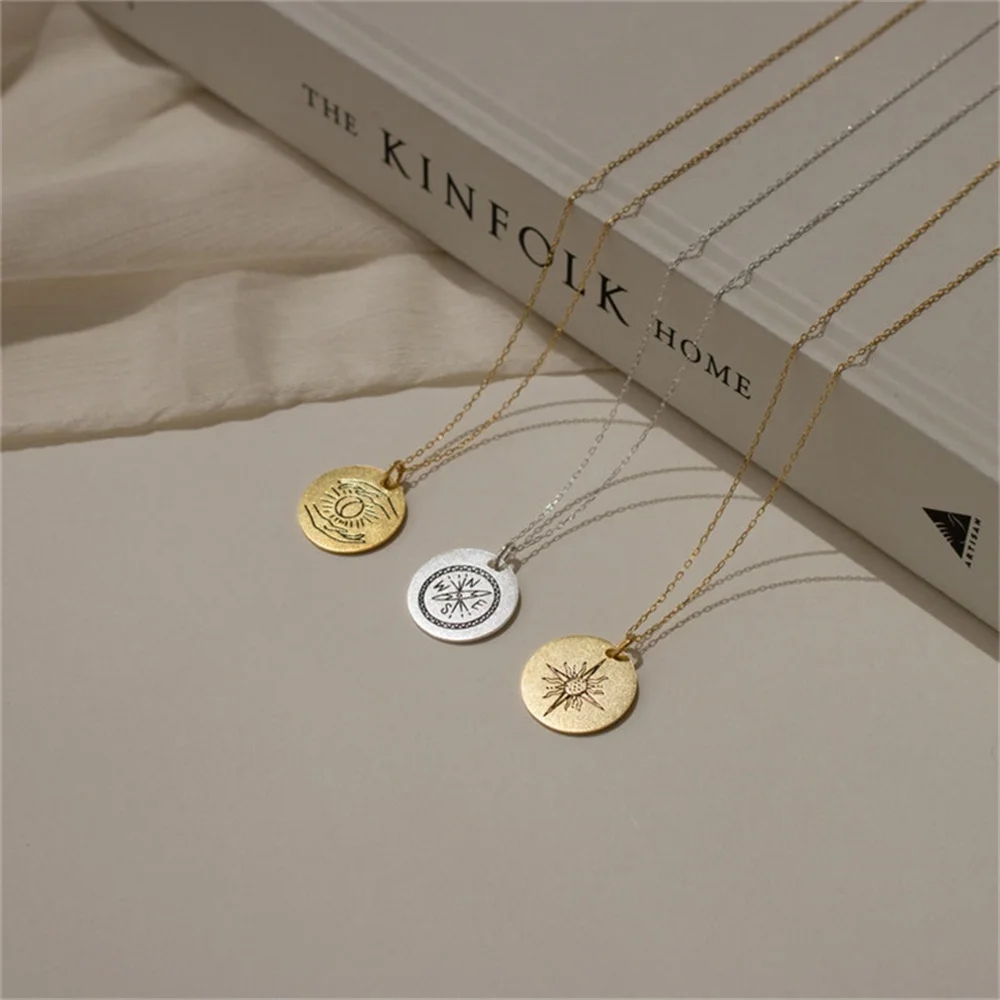 Celestial Lady Necklace Caitlyn Minimalism Street Necklace Sun Moon Stainless Steel Necklace Best Friend Gift Graduation Gift