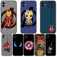 iron man spiderman phone cases for iphone 13 pro max case 12 11 pro max 8 plus 7plus 6s xr x xs 6 mini se mobile cell