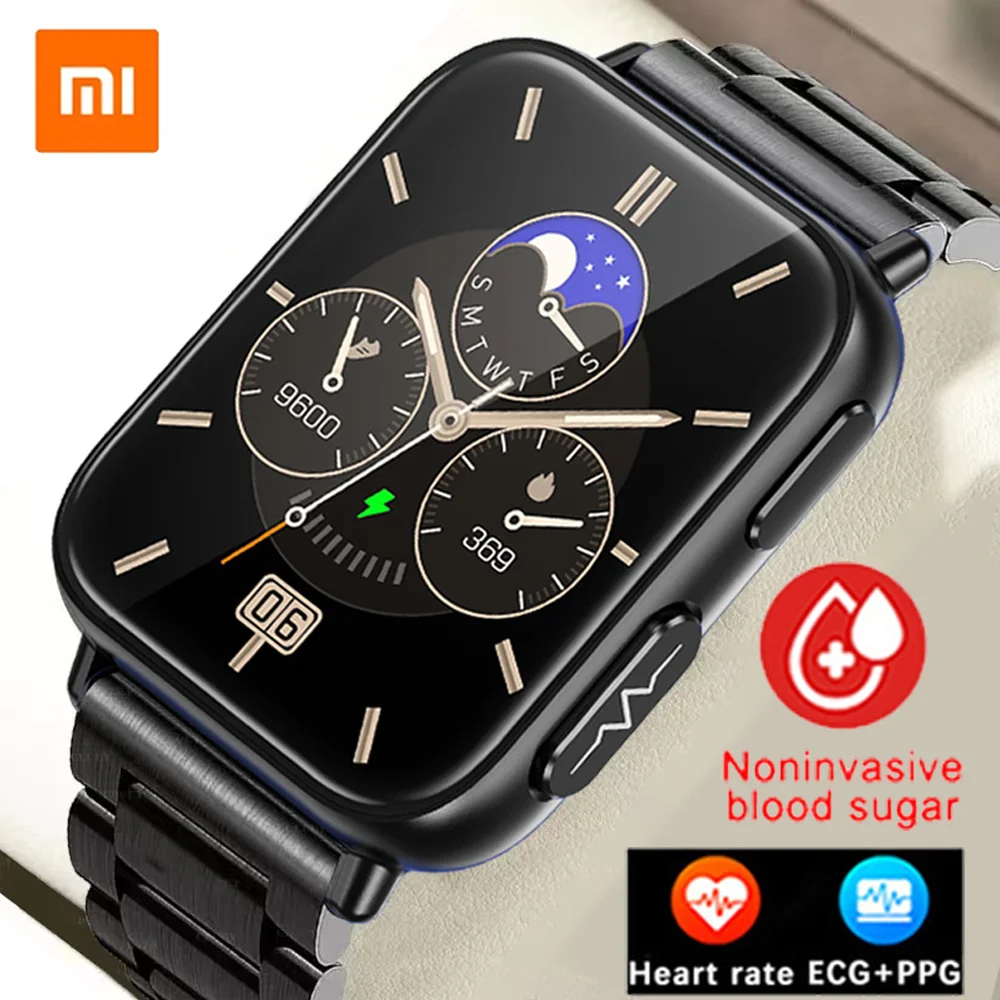 

Смарт-часы Xiaomi мужские с функцией измерения уровня сахара в крови