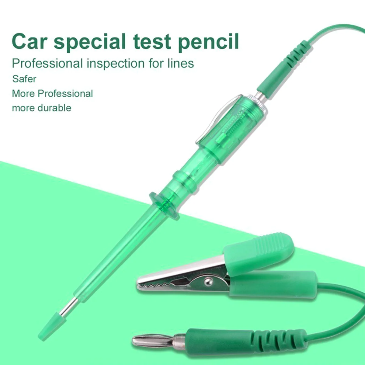 

Electric Circuit Tester 6 to 24V Voltage Tester Circuit Probe Pen Voltage Circuit Diagnostics Tool for Car Motorcycle Excavator