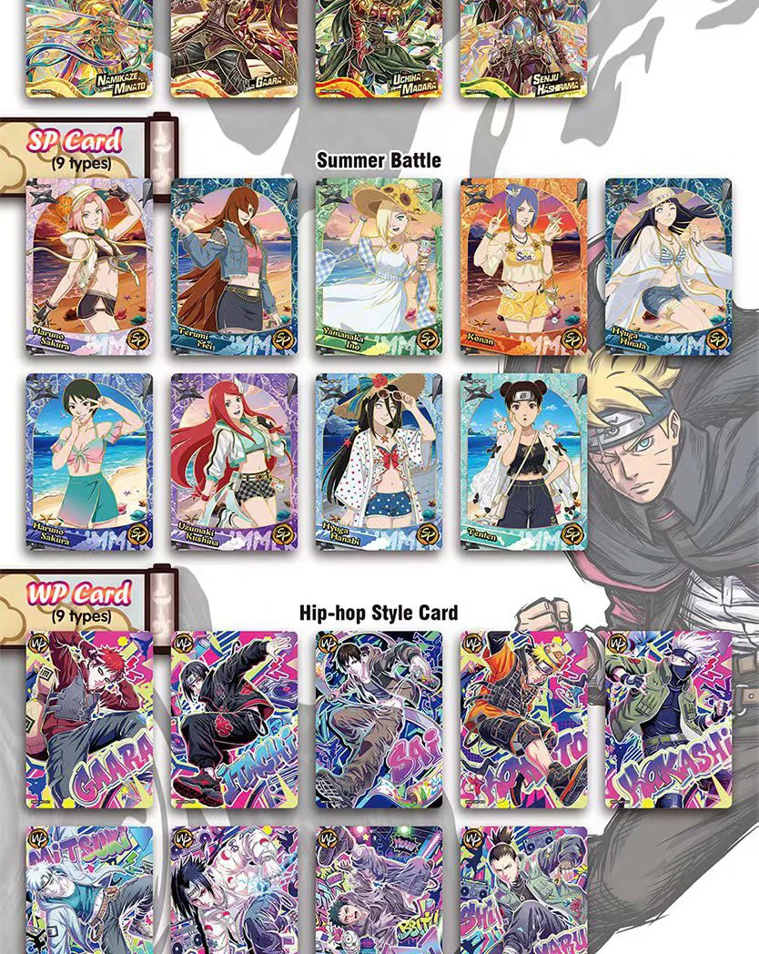 Фото Новые коллекционные карточки MaiDong Naruto 2026 года, английская версия, редкие аниме-карточки, игрушка для детей, праздничный подарок №2