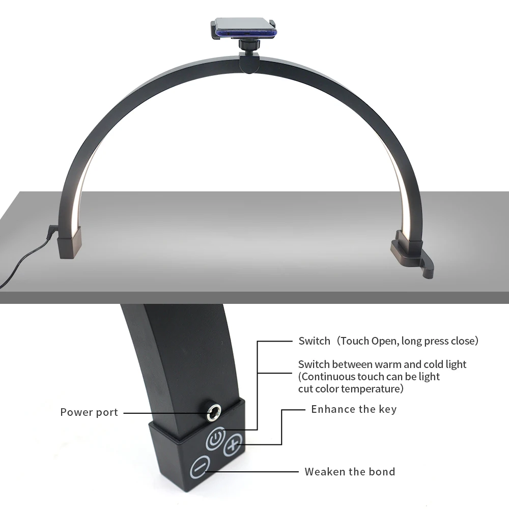 Компактная фотовспышка VBESTLIFE Half Moon 20 Вт