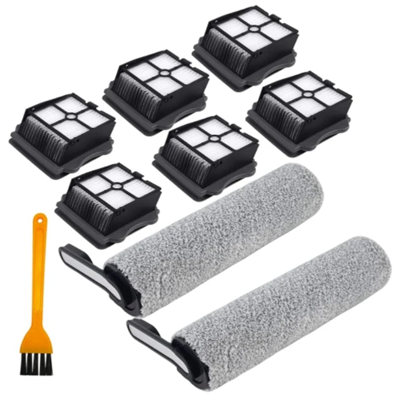 

Replacement Vacuum HEPA Filter&Brush Roller Compatible For Tineco Floor ONE S5 Smart Cordless Wet Dry Vacuum Cleaner