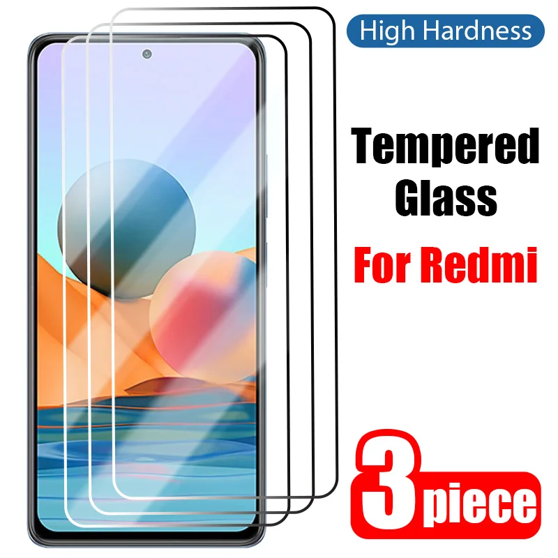 

3Pcs Tempered Glass For Xiaomi Redmi 6 7A 9 9A 9C 8A Screen Protector Anti Glass For Xiaomi Redmi Note 8 8T 9T 9S 10 Pro Glass