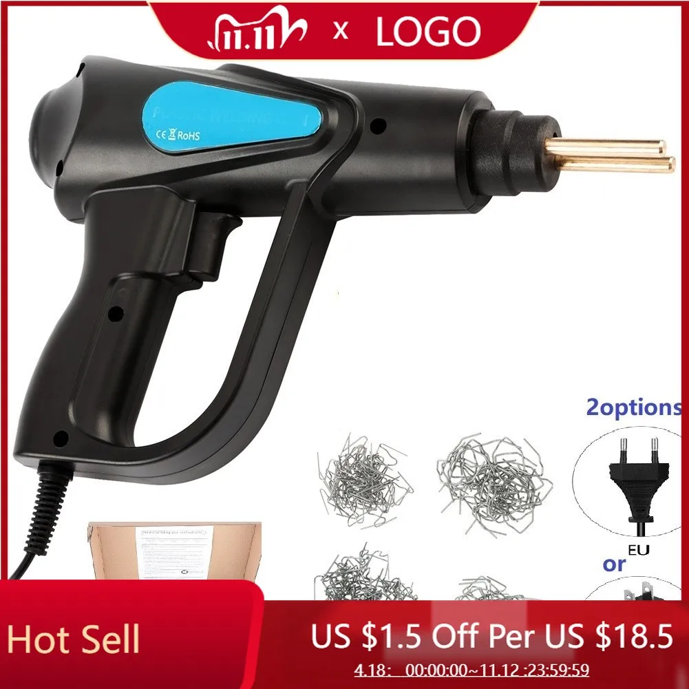 

1 Set 70W Hot Stapler Plastic Welding Machine Equipment Car Bumper Repair Parts Kit Set Welding Supplies Accessories