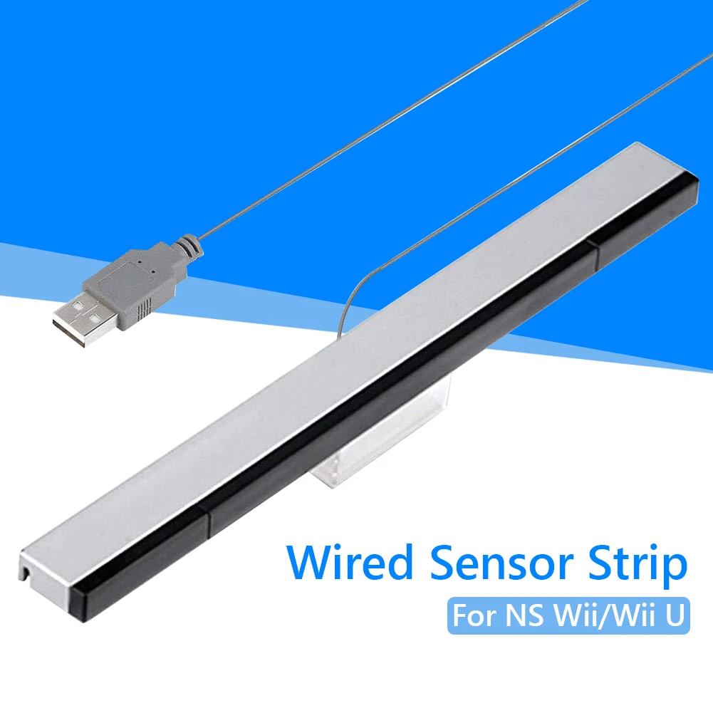 

For Wii / Wii U Console Wired Sensing Strip Infrared Signal Ray Sensing Strip Replacement IR Infrared Motion Sensing Strip