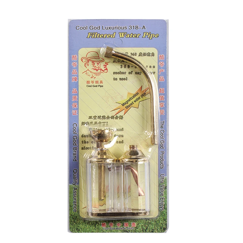 Креативный многофункциональный портативный фильтр для воды медная лампа табака