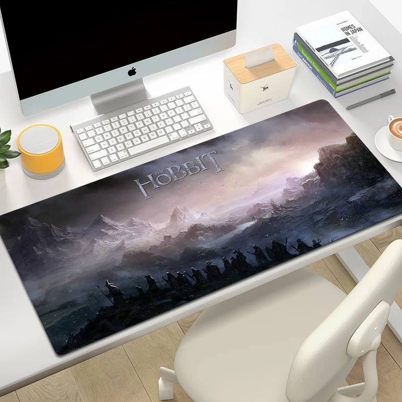 Lotrs Movie Rings Mousepad Gaming Accessories Mouse Mat XL Mousepad 30x60 Anime Mausepad Alfombrilla Raton Tappetino Mouse 90X40 images - 6