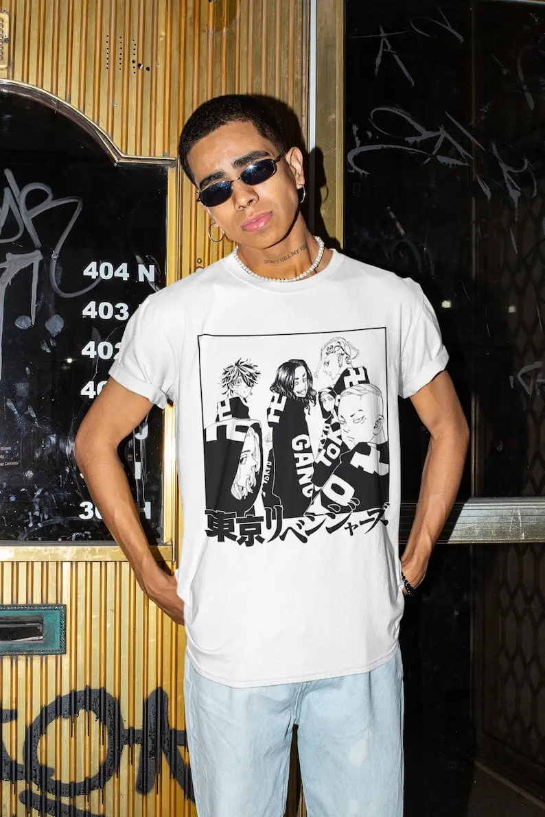 Футболка унисекс Street Fight Heroes — японский аниме-стиль 2010-х годов городская