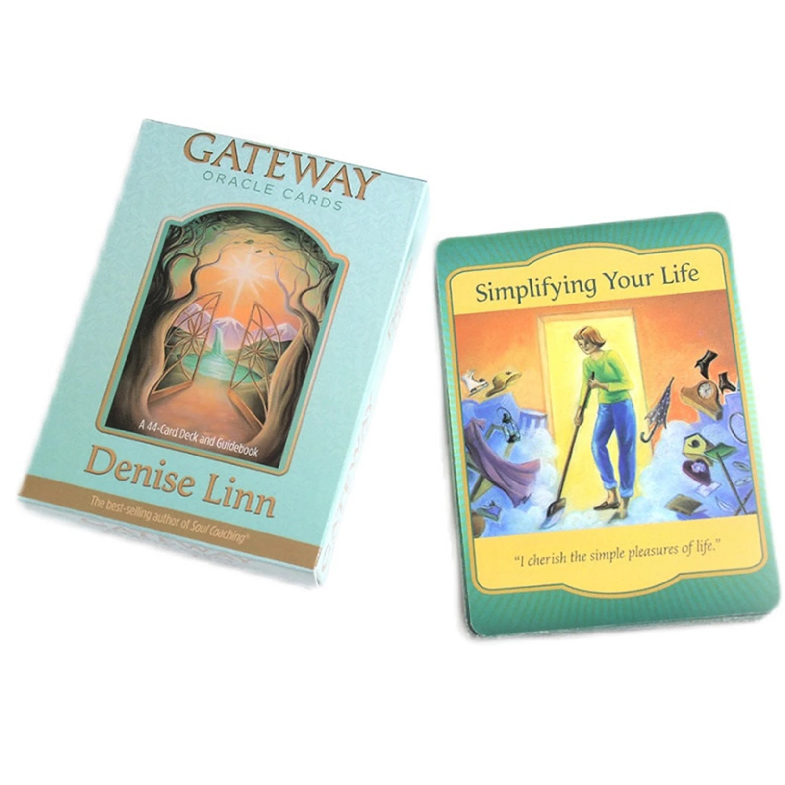 

Карточка-Таро Gateway с изображением оракла, гадания, карточная игра, игрушка, подарок, настольная игра, астрология, священный самоуход, английс...