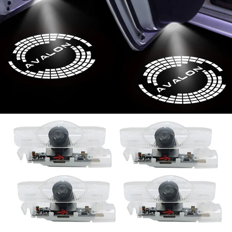 

2Pcs Car Door Welcome Laser Logo LED Projector Door Light For Toyota AVALON Logo Auto Exterior Accessories