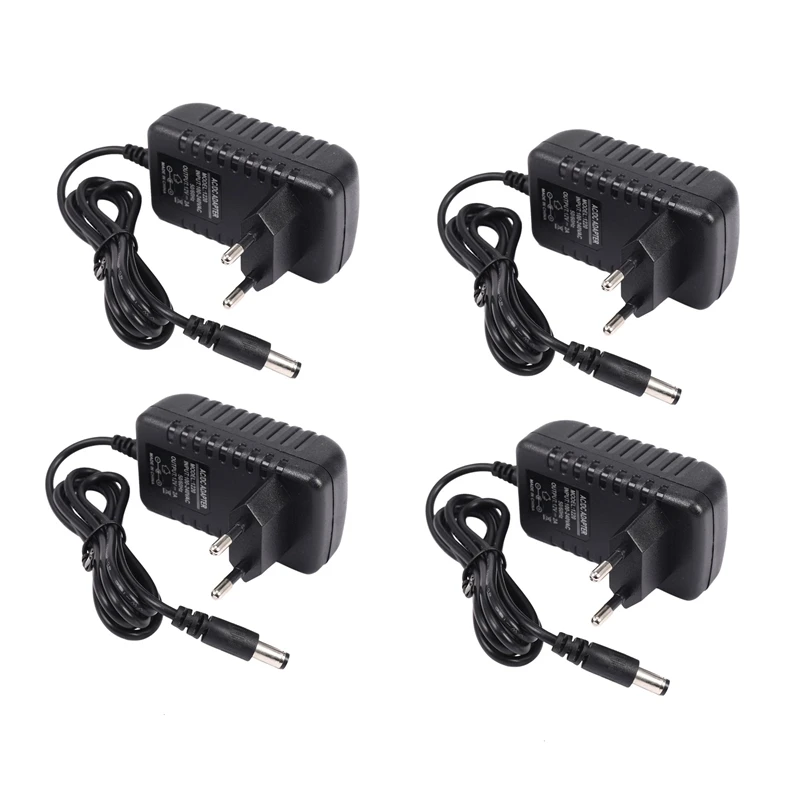 

4X Ac/Dc 12V 2A 24W Power Supply Adapter Transformer For 5050 3528 LED Strip Light EU　Plug