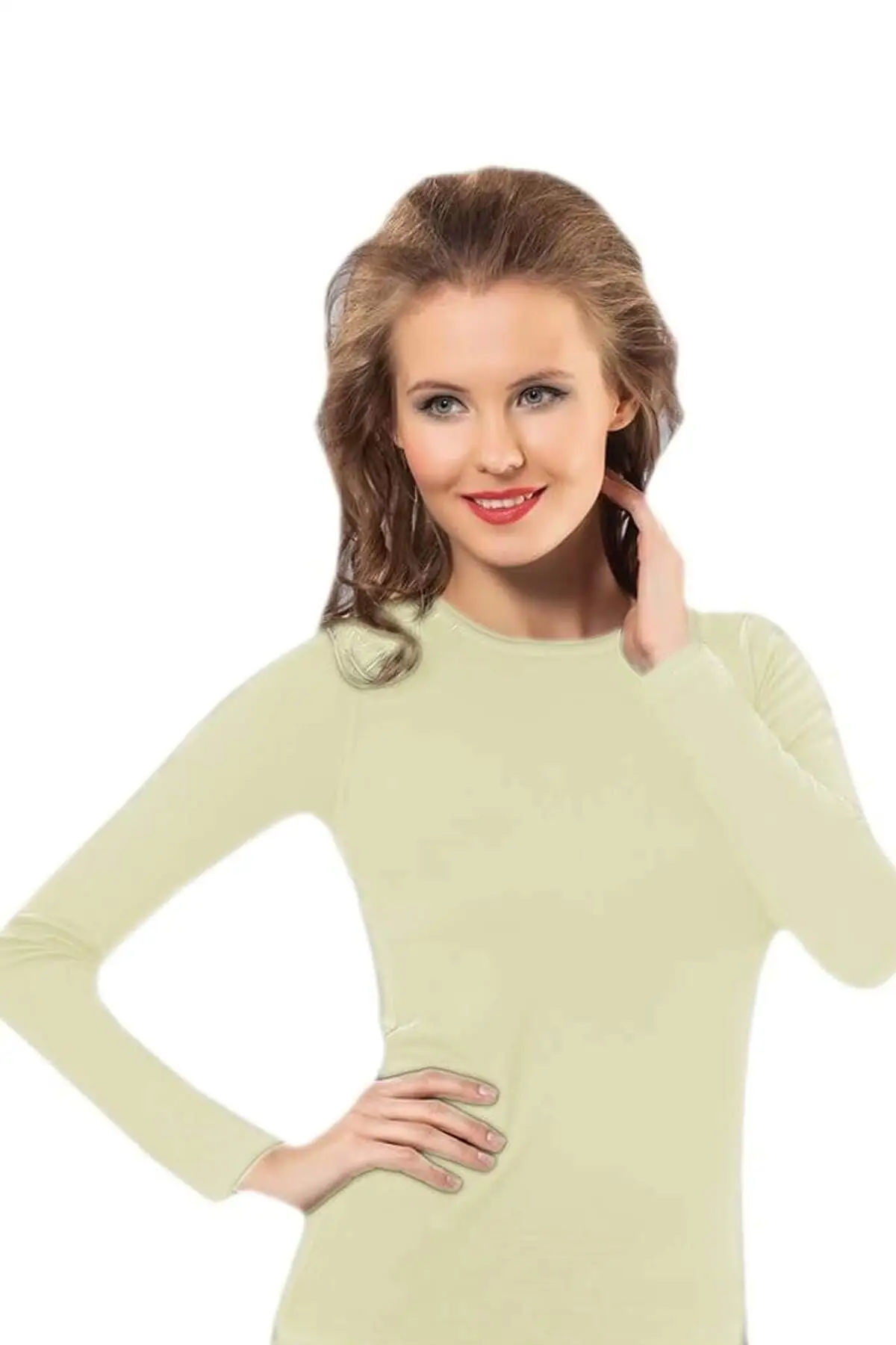 

Women's Bodysuit Ecru Namaldi Real Thermal Underwear Long Sleeve Rompers Jumpsuits shath Skinny Summer Streetwear